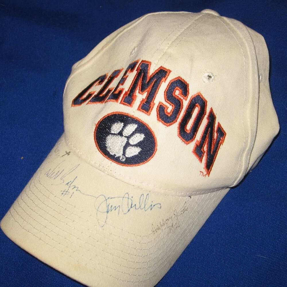 Clemson Tigers Ballcap Signed Zephyr One Size Adjustable